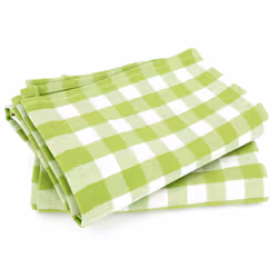 Linnea Squares vichy, Vert, 50 x 70 cm, Coton, 260 g/m², 2 pièce(s), Portugal