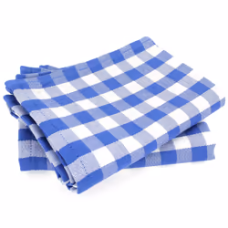 Linnea Squares vichy, Violet, 50 x 70 cm, Coton, 260 g/m², 2 pièce(s), Portugal