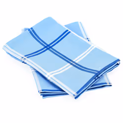 Linnea Squares, Bleu, 50 x 70 cm, Coton, 260 g/m², 2 pièce(s), Portugal