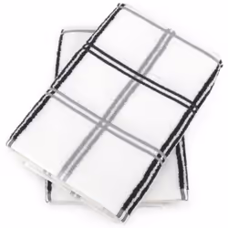 Linnea Squares, Gris, 50 x 50 cm, Coton, 440 g/m², 2 pièce(s), Portugal