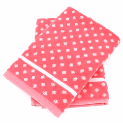 Linnea Dots, Rose, 50 x 50 cm, Coton, 440 g/m², 2 pièce(s), Portugal