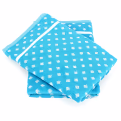 Linnea Dots, Bleu, 50 x 50 cm, Coton, 440 g/m², 2 pièce(s), Portugal