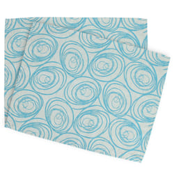 Linnea Spirale set de table Bleu 2 pièce(s)