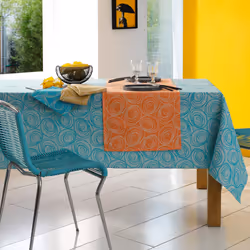 Linnea Spirale set de table Bleu 2 pièce(s)