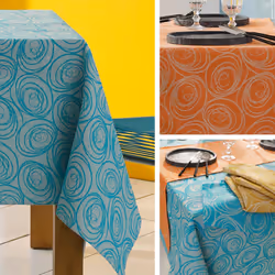 Linnea Spirale set de table Bleu 2 pièce(s)