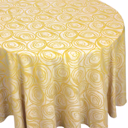 Linnea Spirale, Jaune, Coton, Turquie, 180 x 300 cm, 900 g, 1 pièce(s)