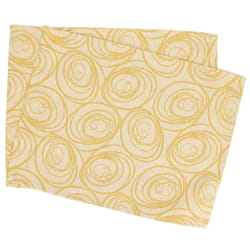 Linnea Spirale set de table Jaune 2 pièce(s)