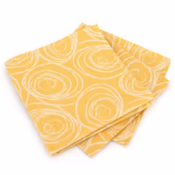Linnea Spirale, Jaune, Coton, 450 mm, 450 mm, 140 g, 3 pièce(s)
