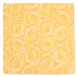 Linnea Spirale serviette 3 pièce(s) Jaune Coton
