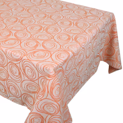 Linnea Spirale, Orange, Coton, Turquie, 175 x 175 cm, 620 g, 1 pièce(s)