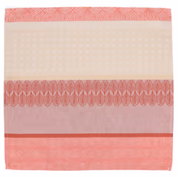 Linnea Charleston corail serviette 3 pièce(s) Rouge Coton