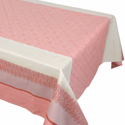 Linnea Charleston corail, Rouge, Coton, Turquie, 150 x 150 cm, 560 g, 1 pièce(s)