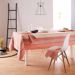Linnea Charleston corail 150 x 150 cm