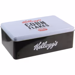 BOITE DE RANGEMENT EN MÉTAL COLLECTION KELLOGGS Pour les fans des célèbres céréales Kellogg's, cette boîte à sucres deviendra ...