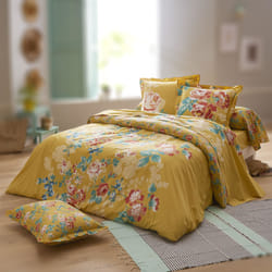 Linnea Obsession housse de couette Jaune Coton 200 x 200 cm