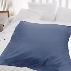 Linnea Alto housse de couette Bleu Coton 140 x 150 cm