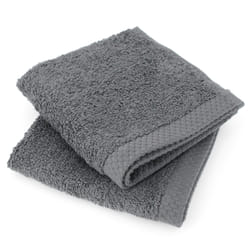 Linnea Pure Coton Gris 30 x 30 cm 2 pièce(s)