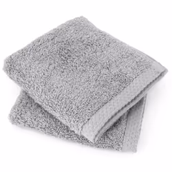 Linnea Pure, Coton, Gris, 30 x 30 cm, 2 pièce(s), 550 g/m², 110 g