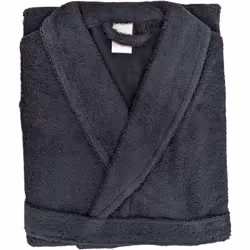 PEIGNOIR ADULTE ÉPONGE COLLECTION ALPHA TAILLE L COLORIS noir Une éponge coton légère et agréable, avec un pouvoir d'absorpti ...