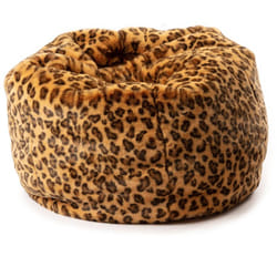 Linnea - Pouf en peluche Léopard Theo avec remplissage