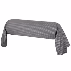 Linnea Enzo, Noir, Satin, 125 g/m², Enzo, France, 200 x 43 cm