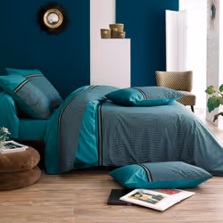 Linnea Gustav, Vert, Percale, 125 g/m², Gustav, France, 240 x 43 cm