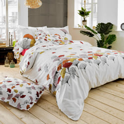 Linnea Ginkgo housse de couette Rose Percale 140 x 200 cm