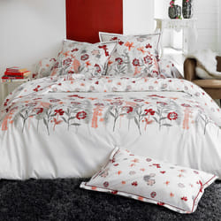 Linnea Petite folie housse de couette Rouge Percale 260 x 240 cm