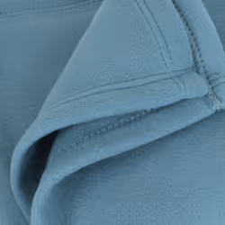 Linnea Teddy plaid 240 x 260 cm Polyester Bleu