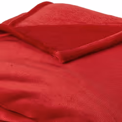 Linnea Velvet plaid 180 x 220 cm Polyester Rouge