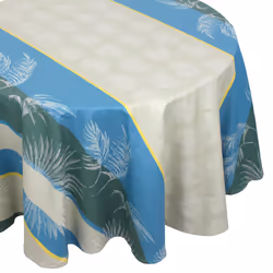Linnea Palmier, Bleu, Coton, Turquie, 170 x 240 cm, 950 g, 1 pièce(s)