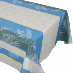 Linnea Palmier, Bleu, Coton, Turquie, 170 x 170 cm, 800 g, 1 pièce(s)