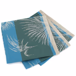 Linnea Palmier, Bleu, Coton, 220 g/m², 450 mm, 450 mm, 150 g