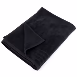 Linnea Adriatic, Noir, 360 g/m², Coton, Portugal, 90 x 160 cm, 570 g