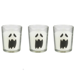 Linnea Halloween bougie en cire Blanc 3 pièce(s)