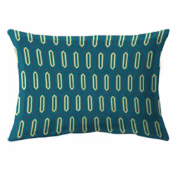 Linnea Past, Bleu, Coton, 110 g/m², Past, Pakistan, 50 x 70 cm