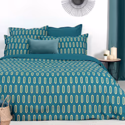 Linnea Past Bleu 50 x 70 cm Coton