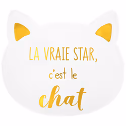 Linnea Le chat, Blanc, Polyester, Le chat, 330 mm, 380 mm, 50 g