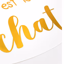 Linnea Le chat set de table Blanc 2 pièce(s)