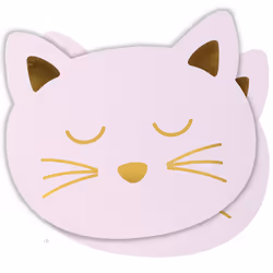 Linnea Le chat set de table Rose 2 pièce(s)