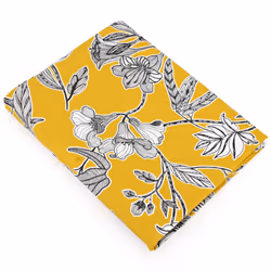 Linnea Botanic, Drap de lit, 240 x 310 cm, Jaune, 125 g/m², Botanic, France