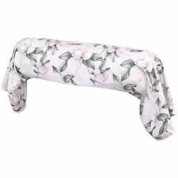 Linnea Magnolia, Vert, Percale, 115 g/m², Magnolia, France, 240 x 43 cm