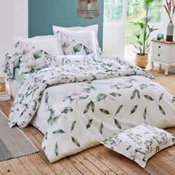 Linnea Magnolia housse de couette Vert Percale 280 x 240 cm