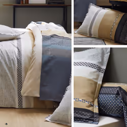 Linnea Marlow housse de couette Multicolore Percale 140 x 200 cm