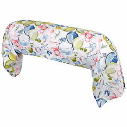 Linnea Nenuphar, Multicolore, Percale, 115 g/m², Nenuphar, France, 140 x 43 cm