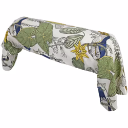 Linnea Toco, Vert, Coton, 115 g/m², Toco, France, 140 x 43 cm