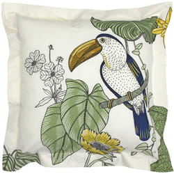Linnea Toco Vert 65 x 65 cm Coton