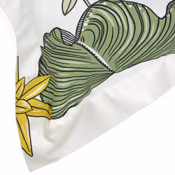 Linnea Toco Vert 65 x 65 cm Coton