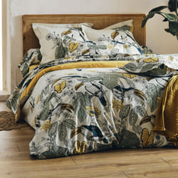 Linnea Toco housse de couette Vert Coton 280 x 240 cm