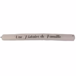 BOUDIN DE PORTE COLLECTION EN FAMILLE GRIS Vous allez craquer pour ce boudin de porte qui isolera vos bas de porte tout en y ...